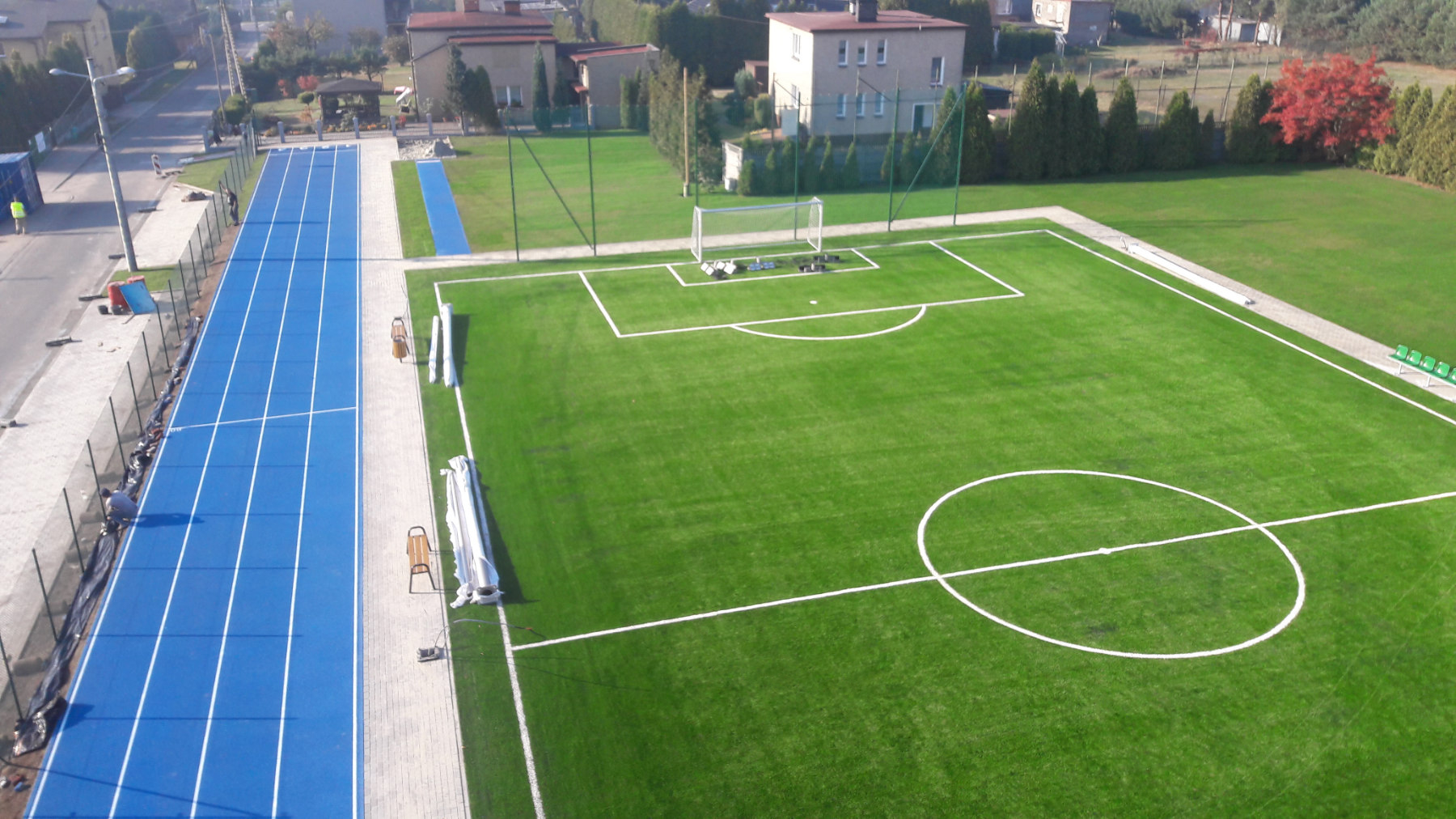 Boiska i bieżnia w Jejkowicach